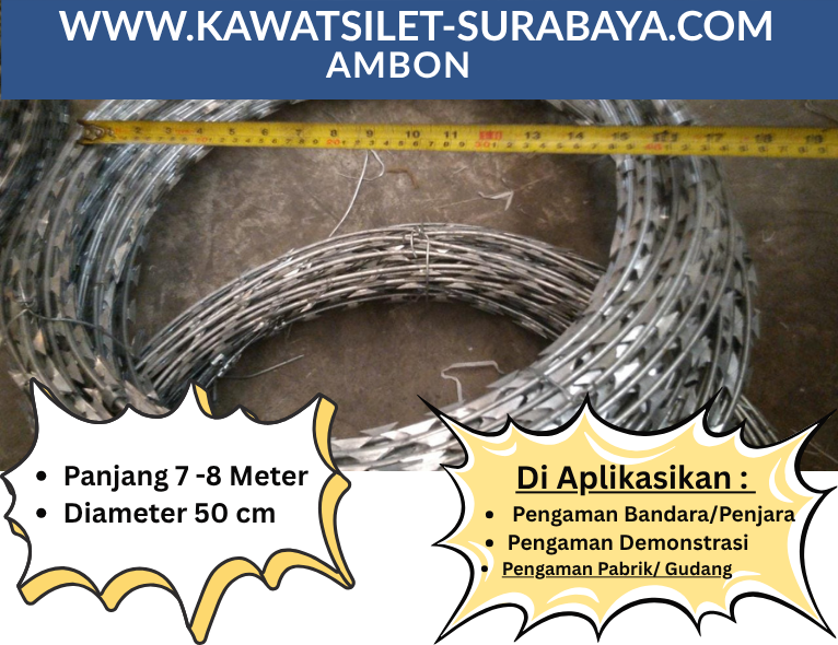 kawat silet ambon