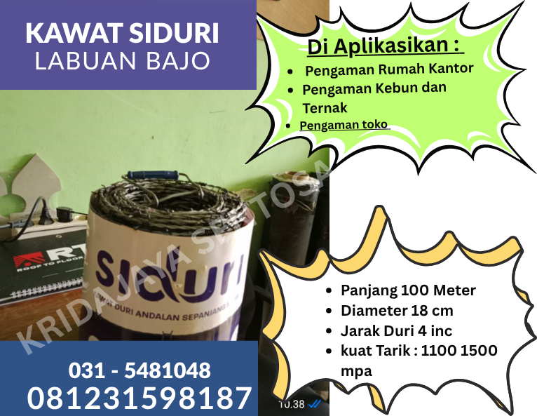 KAWAT SIDURI LABUAN BAJO NTT