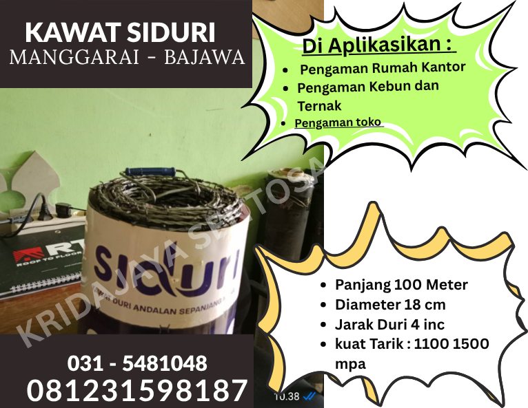 KAWAT SIDURI MANGGARAI