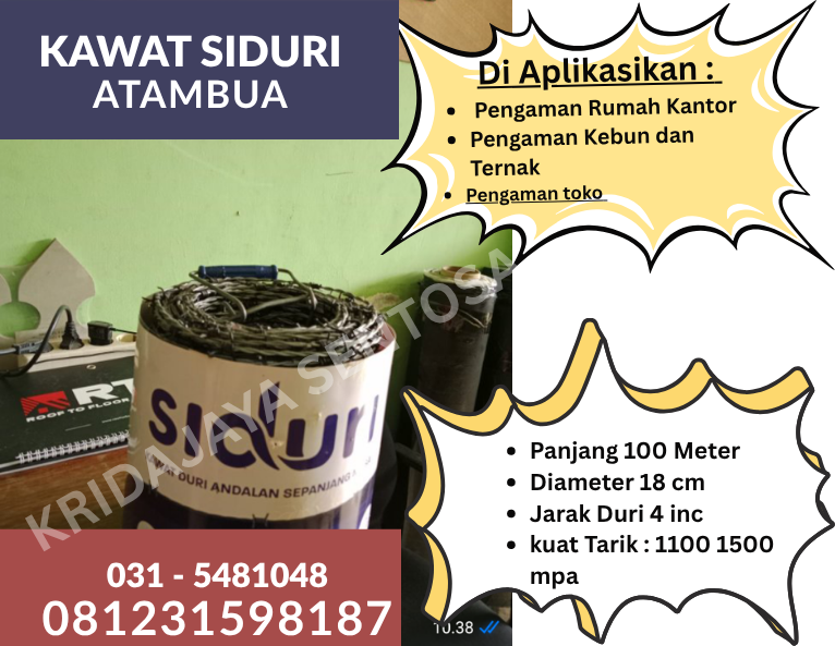 KAWAT SIDURI atambua